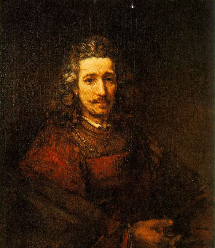 Рембрант. Портрет мужчины с лупой,1668