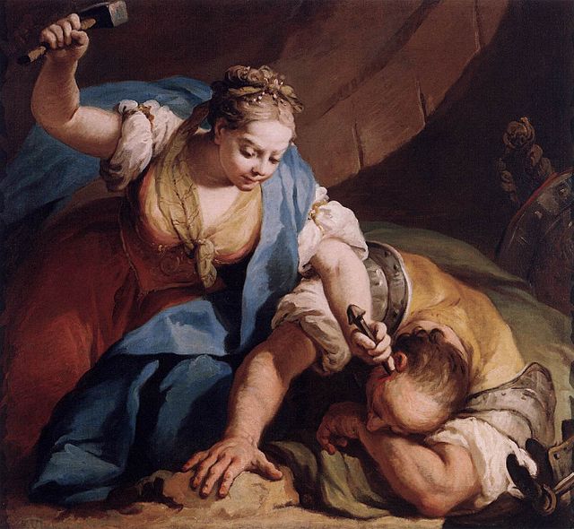 Йаэль и Сисера. Джакопо Амигони, ок. 1739