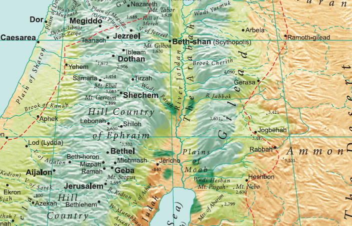 Гилеад – место в одноименной исторической области. Отождествляется с Хирбет Джальад на западе Иордании
