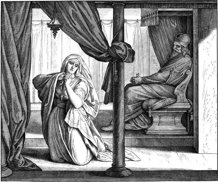 Молитва Анны. Юлиус фон карольсфельд, 1851