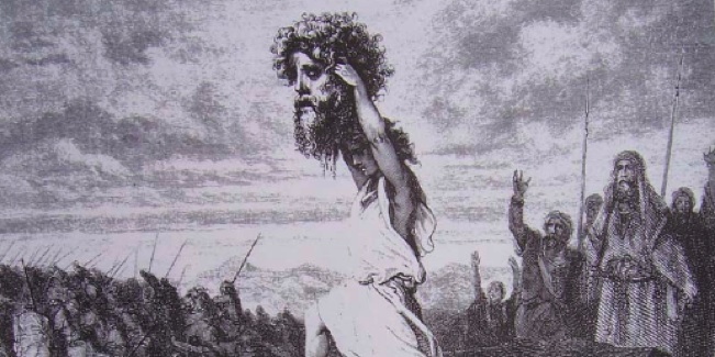 Давид с головой Голиафа. Гюстав Доре (1738-1815)