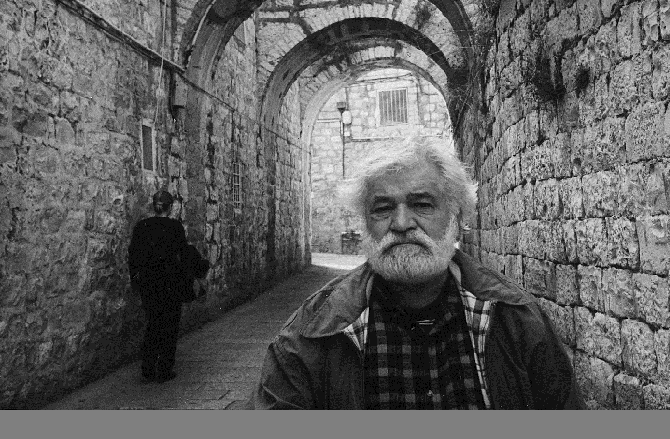 Д.П. Плавинский в Иерусалиме, 2000 г. Фото М.Р. Плавинской.