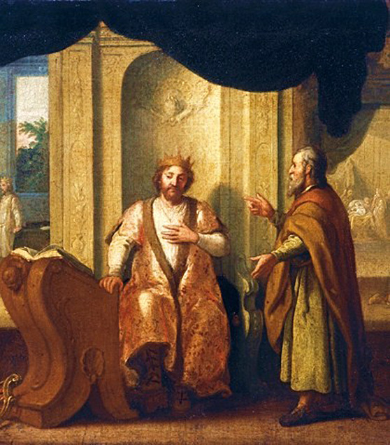 Натан и Давид. Маттиас Шейтс (прибл.1625-1700)