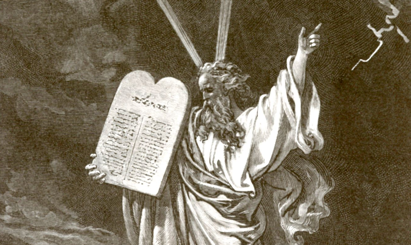 Поль Гюстав Доре. Моисей со скрижалями Завета (фрагмент)