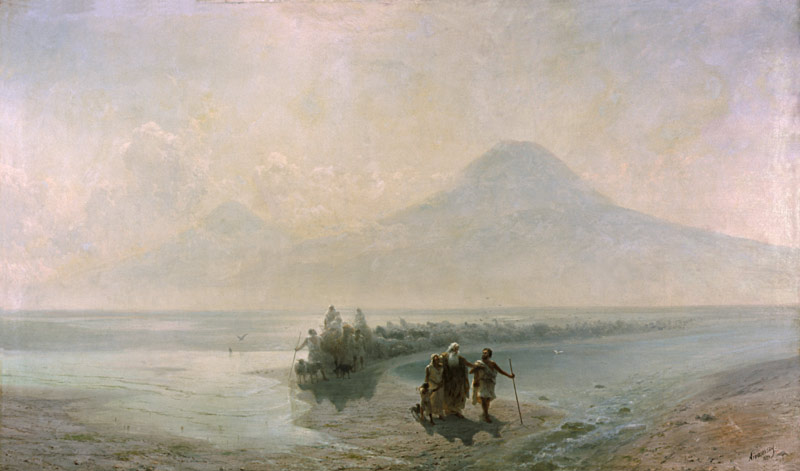 Сошествие Ноя с Арарата. Иван Айвазовский, 1889