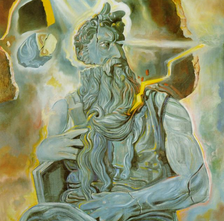 По мотивам статуи 'Моше' Микеланджело. Сальвадор Дали, 1982