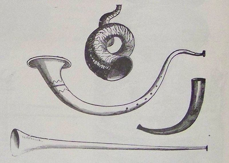 Серебряные трубы. Иллюстрация к изданию Библии, 1890