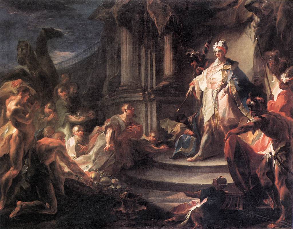 Йосеф и его братья. Франц Антон Маульберч, 1750