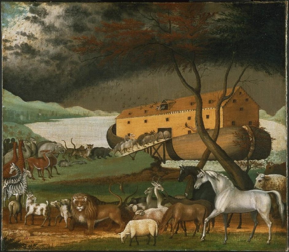 Ноев ковчег. Эдвард Хикс, 1846
