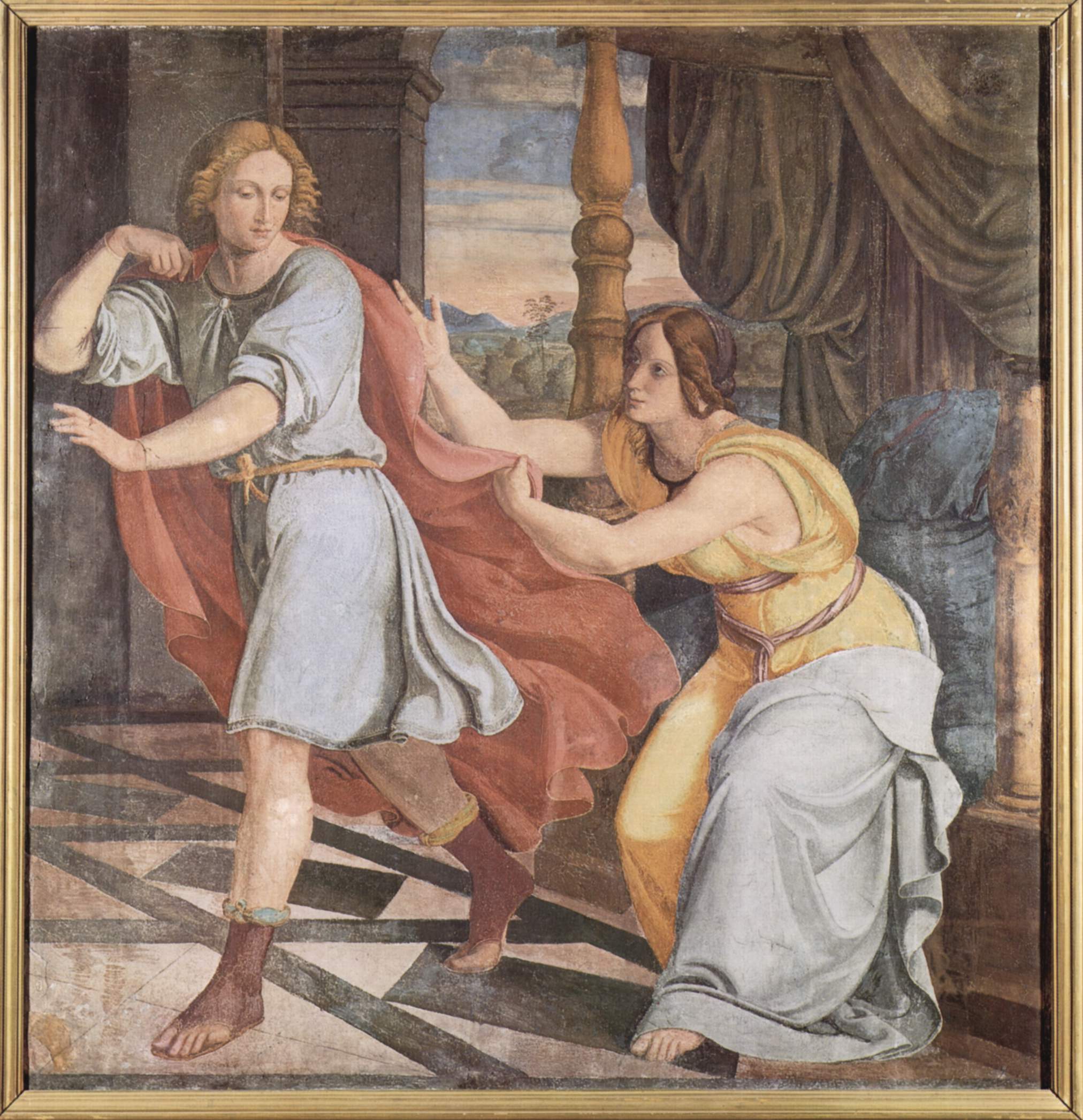 Йосеф и жена Потифара. Филипп Фейт, 1817