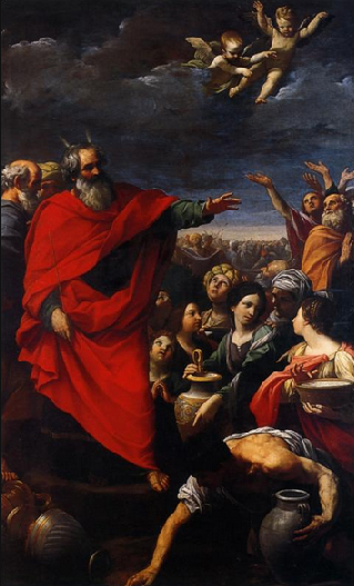 Сбор манны. Гвидо Рени, 1621