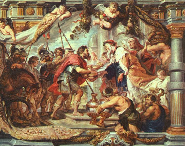 Авраам встречает Малки-Цедека. Питер Пауль Рубенс, 1625