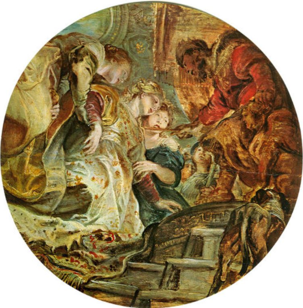 Эстер и Ахашверош. Тинторетто, 1606