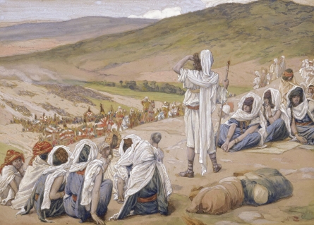 Йааков видит приближающегося к нему Эсава. Джеймс Тиссо, 1902
