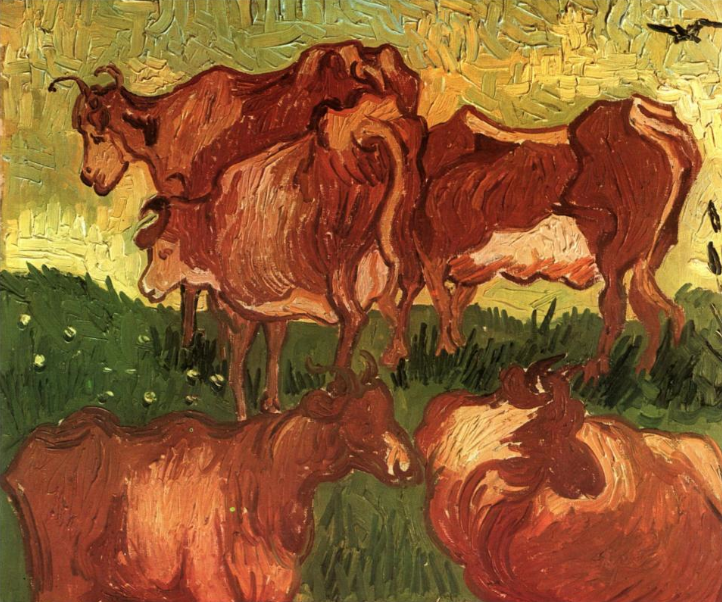 Коровы. Винсент Ван Гог, 1890
